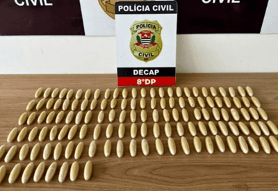 Casal é preso com 134 cápsulas de cocaína no centro de São Paulo