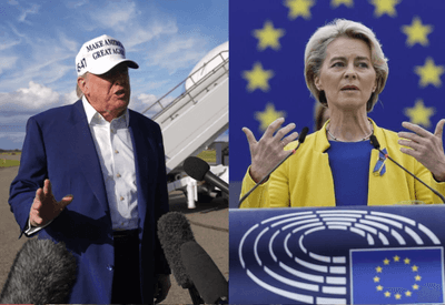 Trump adia tarifa de 50% sobre produtos da União Europeia para julho 
