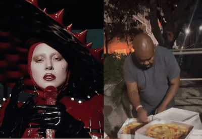 Lady Gaga manda pizzas para fãs em frente ao Copacabana Palace