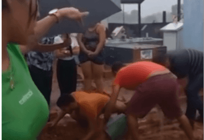 Vídeo: Familiares enterram idosa com as próprias mãos, após falta de coveiro no Tocantins