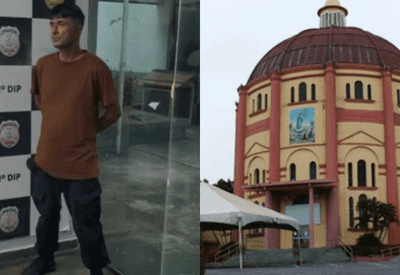 Homem invade igreja e agride padre em Manaus
