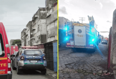 Incêndio em apartamento na Zona Oeste do Recife deixa duas crianças mortas
