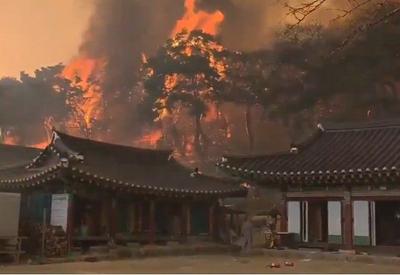 Incêndios florestais atingem Coreia do Sul e deixam ao menos 18 mortos