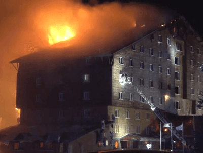 Incêndio em hotel mata 76 pessoas e deixa ao menos 51 feridos na Turquia