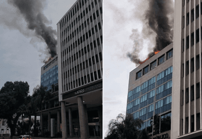 Incêndio atinge sede do Ministério Público do Rio