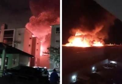 Incêndio atinge loja em bairro afetado pelas enchentes em Porto Alegre