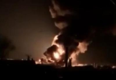 Confrontos provocam incêndio em usina de petróleo próxima a Kiev