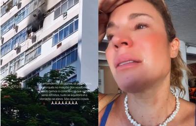 Apartamento da atriz Maíra Charken pega fogo em Ipanema; imóvel era sua principal fonte de renda