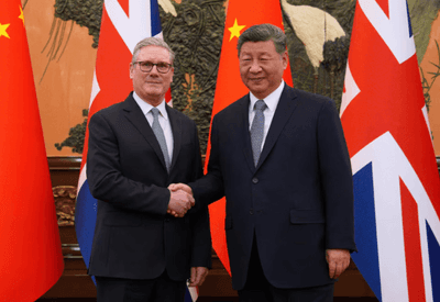 Starmer se reúne com Xi em Pequim e tenta reaproximar Reino Unido da China