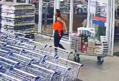 Flagra: mulher é presa tentando furtar R$ 11 mil em produtos de supermercado