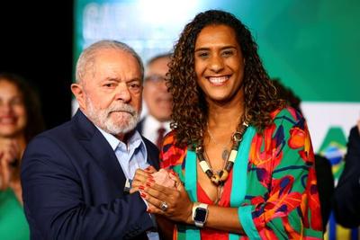 Lula participa da filiação ao PT da ministra da Igualdade Racial, Anielle Franco, no Rio