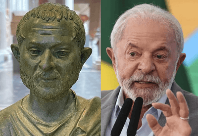 'Lula da Roma Antiga'? Estátua do século III viraliza por semelhança com presidente brasileiro