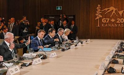 'É o momento de devolver o protagonismo à ONU', diz Lula na Cúpula do G7