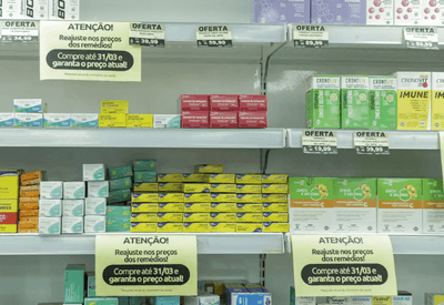 Preço de medicamentos terá reajuste de até 2,47% em 2026; entenda os critérios