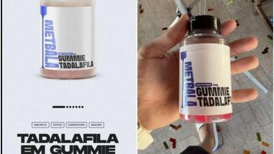 Bala gummy de tadalafila é proibida no Brasil pela Anvisa 
