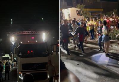 Homem morre ao levar choque em trio elétrico em Goiânia