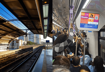 Passageiro morre entre porta e trem na estação de metrô Campo Limpo, na Linha 5-Lilás, em SP
