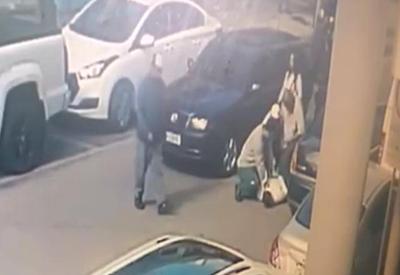 Vídeo: motorista é preso após fugir de posto de combustível sem pagar