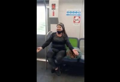 Mulher é presa no metrô de BH após fazer ofensas racistas contra família