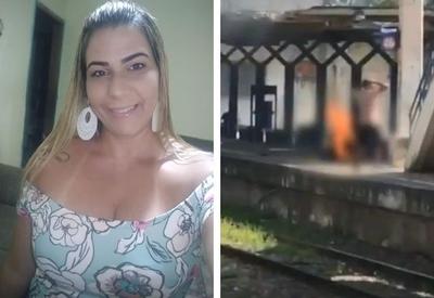 Morre mulher que teve o corpo incendiado em estação de trem no Rio de Janeiro