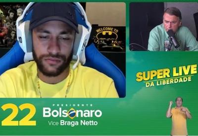 Neymar participa de live com Bolsonaro e explica apoio ao presidente