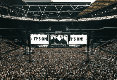 Fã do Oasis morre durante show em Londres, na Inglaterra