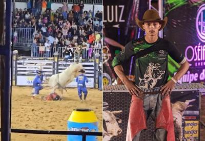 Peão de rodeio morre após ser pisoteado na cabeça por touro no MT