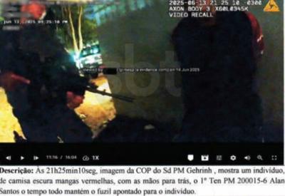 Exclusivo: imagens mostram morador de rua sendo executado a tiros de fuzil por PMs em SP