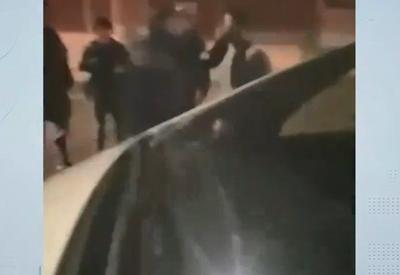 PM dá tapa na cara de homem durante ocorrência de briga entre vizinhos