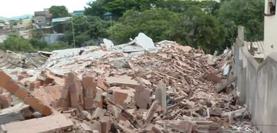 Prédio em construção desaba na Vila Nova Cachoeirinha, zona Norte de SP