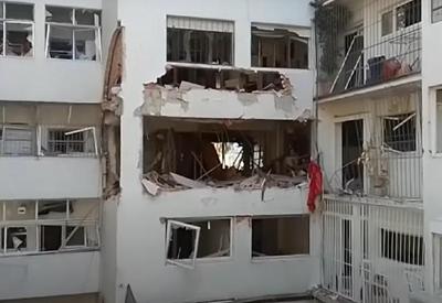 Explosão destrói parte de prédio residencial no Uruguai