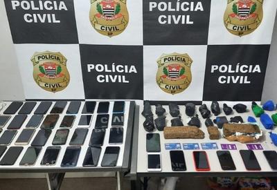 Homem é preso com quase 60 celulares que seriam entregues a presídio em Bauru