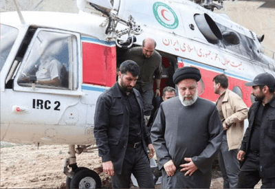 Helicóptero com presidente iraniano faz pouso forçado e segue incomunicável 