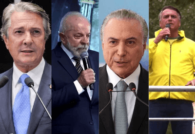 Além de Bolsonaro, outros três ex-presidentes foram presos desde a redemocratização do país