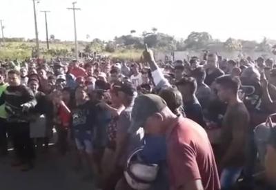 Protesto tenta paralisar operação contra garimpo ilegal no Pará