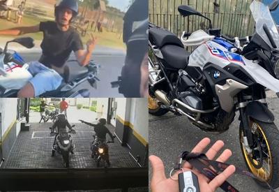 Quadrilha das motos de luxo: criminoso que roubava e compartilhava crimes nas redes é preso