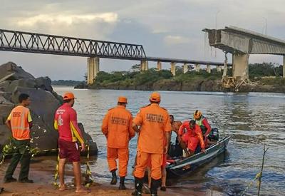 Corpo de 13ª vítima fatal da queda da ponte no Rio Tocantins é resgatado