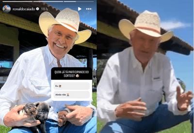 Governador de Goiás, Ronaldo Caiado, anuncia sorteio de filhotes de cachorro no Instagram e é criticado