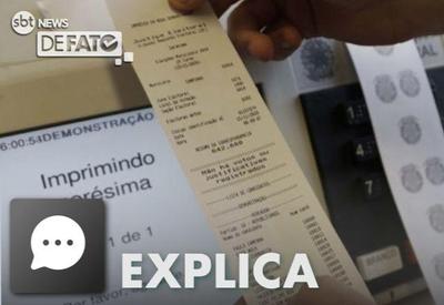 EXPLICA: Boletins de urna ajudam o eleitor a fiscalizar a votação na eleição
