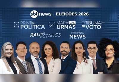 SBT News estreia programação especial sobre Eleições 2026