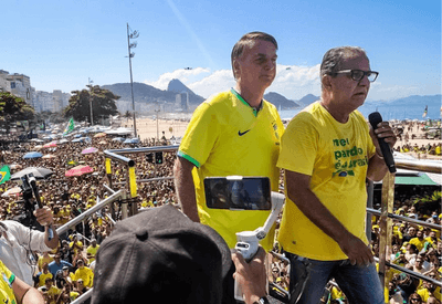 Moraes “é uma ameaça à democracia”, diz Malafaia em ato pró-Bolsonaro