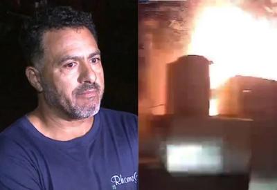 Funcionário escapa de explosão em fábrica após filho cair de bicicleta: “Nasci de novo”