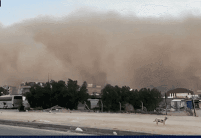 Tempestade de areia no Iraque leva milhares aos hospitais e paralisa serviços