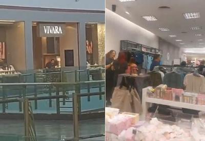 Tiroteio no Manauara Shopping: criminosos invadem joalheria e causam pânico