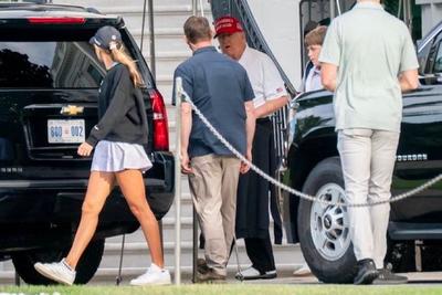 Trump deixa a Casa Branca para jogar golfe após boatos de morte viralizarem nas redes sociais