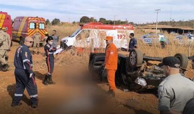 Acidente com viatura da Polícia Civil deixa dois mortos em Goiás