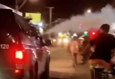 Vídeo: PM lança spray de pimenta em ciclistas em Olinda (PE)