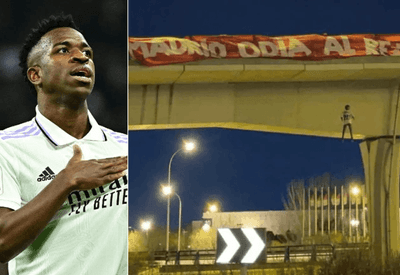 Justiça da Espanha condena quatro torcedores do Atlético de Madrid por crime de ódio contra Vini Jr.
