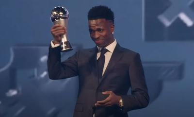 Vini Jr. é eleito o melhor jogador do mundo pela Fifa