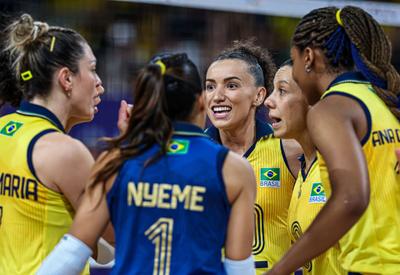 Brasil vence Japão no vôlei feminino e segue sem perder 1 set
